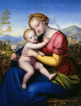 jakob-gotzenberger-1823-madonna-and-child-with-parrot-art-print-fine-art-reproduction-wall-art-id-a2bz92q79