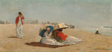 winslow-homer-1874-east-hampton-beach-long-island-art-print-fine-art-reproduction-wall-art-id-a2vg6jgyi
