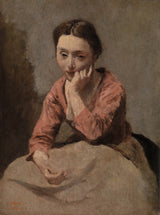 jean-baptiste-camille-corot-pensive-young-woman-jeune-femme-pensive-art-print-fine-art-reproduction-wall-art-id-a48ndijiq