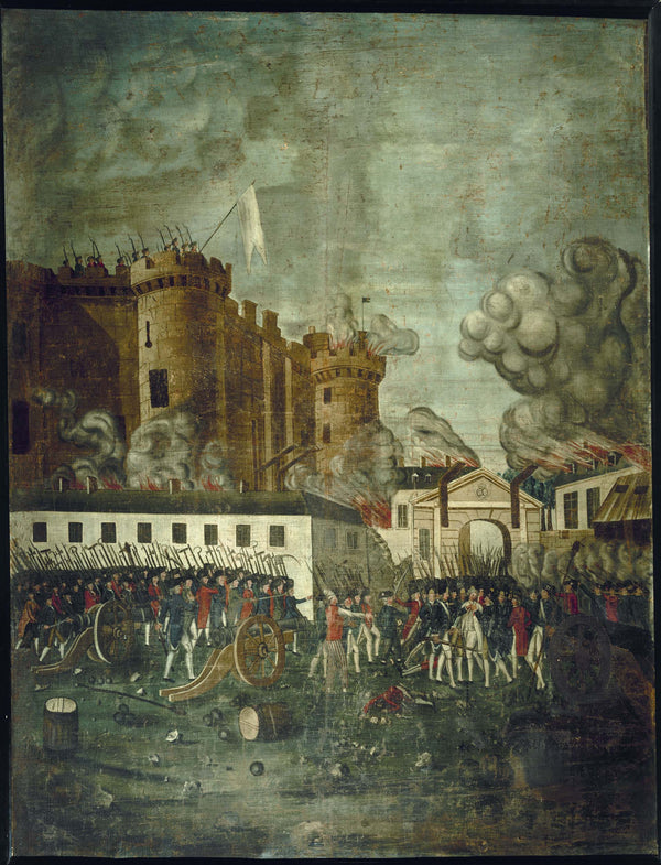 dubois-peintre-1791-the-storming-of-the-bastille-arrest-of-de-launay-art-print-fine-art-reproduction-wall-art