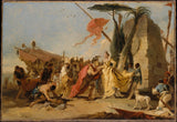 giovanni-battista-tiepolo-1745-the-meeting-of-antony-and-cleopatra-art-print-fine-art-reproduction-wall-art-id-a80bb8pff
