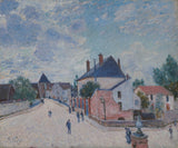 alfred-sisley-1895-street-in-moret-art-print-fine-art-reproduction-wall-art-id-a86cv49lv