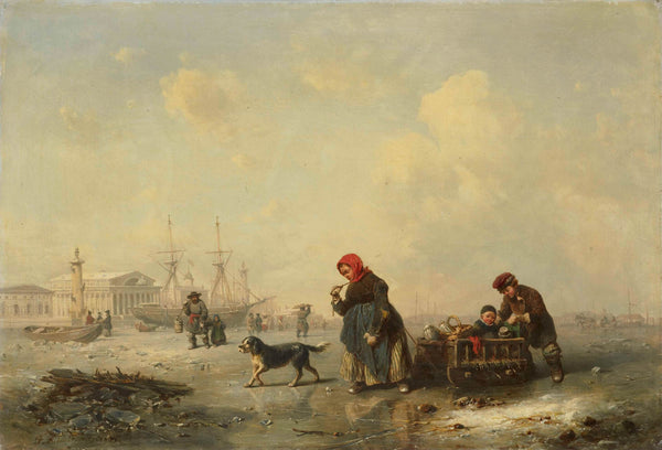 theodor-hildebrandt-1844-the-neva-in-st-petersburg-leningrad-in-winter-art-print-fine-art-reproduction-wall-art-id-a94mhq4dw