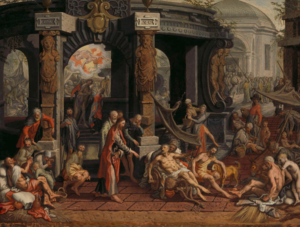 pieter-aertsen-1575-the-healing-of-the-paralytic-pool-of-bethesda-art-print-fine-art-reproduction-wall-art-id-a9547xfyq