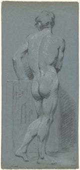 unknown-1793-standing-male-nude-seen-from-behind-slightly-to-the-right-art-print-fine-art-reproduction-wall-art-id-a9rne3rq8