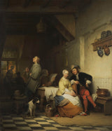 ferdinand-de-braekeleer-i-1848-interior-of-an-inn-with-figures-in-seventeenth-century-art-print-fine-art-reproduction-wall-art-id-aaae2wfkd
