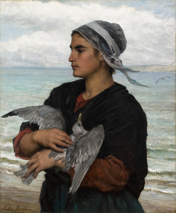 jules-breton-1878-the-wounded-seagull-art-print-fine-art-reproduction-wall-art-id-aag5tvach