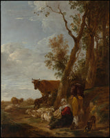 nicolaes-berchem-1644-rest-art-print-fine-art-reproduction-wall-art-id-aamw6u97p