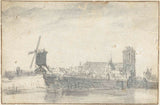 unknown-1647-view-of-dordrecht-from-the-water-art-print-fine-art-reproduction-wall-art-id-aau1l0ebi