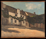 henri-joseph-harpignies-1876-hedgehog-house-art-print-fine-art-reproduction-wall-art