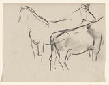 leo-gestel-1891-sketch-of-cows-and-a-horse-art-print-fine-art-reproduction-wall-art-id-aduyxjafi