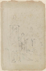 adrianus-eversen-1828-houses-art-print-fine-art-reproduction-wall-art-id-ae50lqay1