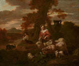 simon-van-der-does-1711-shepherdess-and-shepherd-with-sheep-and-goats-art-print-fine-art-reproduction-wall-art-id-ae72bsj4r
