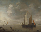 hendrick-jacobsz-dubbels-1650-calm-sea-a-dead-calm-art-print-fine-art-reproduction-wall-art-id-ae8nkjicz