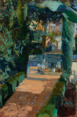 joaquin-sorolla-y-bastida-1910-court-of-the-dances-alcazar-sevilla-art-print-fine-art-reproduction-wall-art-id-aedxd0dx9