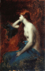 jean-jacques-henner-1904-reverie-art-print-fine-art-reproduction-wall-art