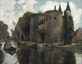 alexander-jamieson-1931-old-drawbridge-bruges-art-print-fine-art-reproduction-wall-art-id-afcej434k