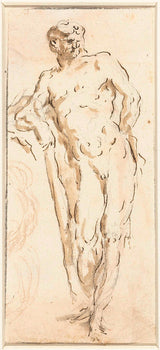 unknown-1699-standing-neptune-with-trident-in-his-right-hand-art-print-fine-art-reproduction-wall-art-id-afh86is8z