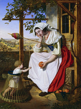 michael-neher-1826-italian-with-child-art-print-fine-art-reproduction-wall-art-id-agigc2fp5