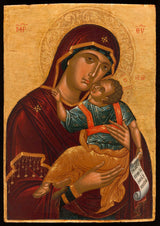 ecole-cretoise-1500-the-mother-of-god-glycophilousa-art-print-fine-art-reproduction-wall-art