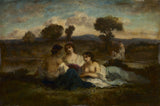 imitator-of-narcisse-diaz-de-la-pena-1847-the-bathers-art-print-fine-art-reproduction-wall-art-id-ajyb9l6pl