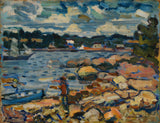 maurice-brazil-prendergast-brooksville-maine-river-rocks-art-print-fine-art-reproduction-wall-art-id-akpiudegz