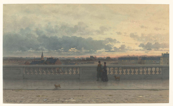 willem-de-famars-testas-1885-view-from-a-terrace-on-brussels-in-twilight-art-print-fine-art-reproduction-wall-art-id-alk942t3u