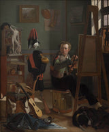 ditlev-blunck-a-battle-painter-jorgen-sonne-in-his-studio-art-print-fine-art-reproduction-wall-art-id-aluicvmnw