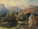 anton-karinger-1861-view-of-triglav-from-bohinj-art-print-fine-art-reproduction-wall-art-id-aluja6r2j