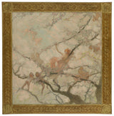 dit-georges-picard-georges-picard-1929-sketch-for-the-town-hall-of-the-15th-woman-and-children-in-branches-art-print-fine-art-reproduction-wall-art