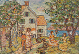 maurice-brazil-prendergast-1918-beach-and-two-houses-art-print-fine-art-reproduction-wall-art-id-aq0bjem7i