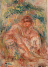 pierre-auguste-renoir-1916-sketch-of-a-woman-woman-sketch-art-print-fine-art-reproduction-wall-art-id-arlqc1aa0