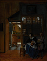 pieter-de-hooch-1663-a-woman-preparing-bread-and-butter-for-a-boy-art-print-fine-art-reproduction-wall-art-id-arqfwxl7w