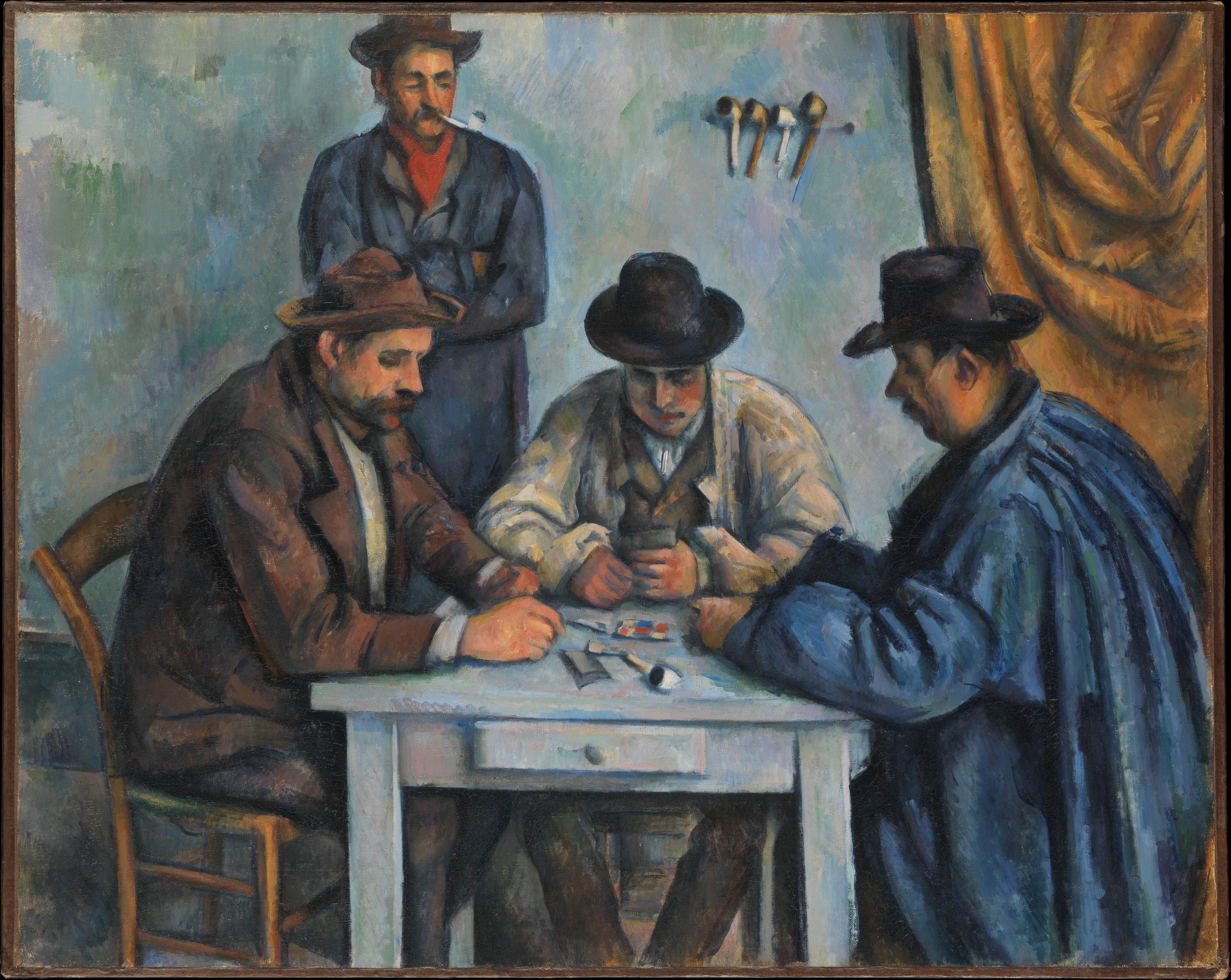 Paul Cézanne, 1890 - The Card Players - fine art print – Artprinta