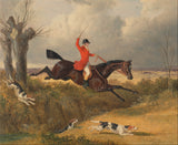john-frederick-herring-sr-1839-foxhunting-clearing-a-ditch-art-print-fine-art-reproduction-wall-art-id-auc680uqc