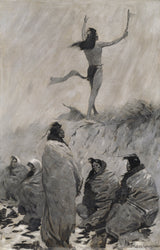 frederic-remington-1900-the-fire-eater-raised-his-arms-to-the-thunder-bird-art-print-fine-art-reproduction-wall-art-id-awjedrpz7