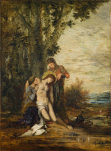 gustave-moreau-1869-the-martyred-saint-sebastian-art-print-fine-art-reproduction-wall-art-id-awtlk4png