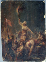 charles-raymond-chabrillac-1848-episode-the-night-of-february-23-to-24-1848-art-print-fine-art-reproduction-wall-art