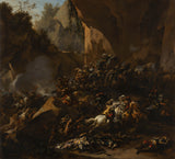 nicolaes-pietersz-berchem-1670-travellers-ambushed-by-brigands-art-print-fine-art-reproduction-wall-art-id-axz2804zn