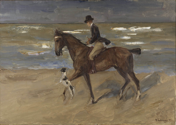 max-liebermann-1911-rider-on-the-beach-art-print-fine-art-reproduction-wall-art-id-aye29cx6o