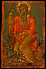 ecole-des-ecole-des-iles-ioniennes-iles-ioniennes-saint-charalampe-and-the-demon-art-print-fine-art-reproduction-wall-art