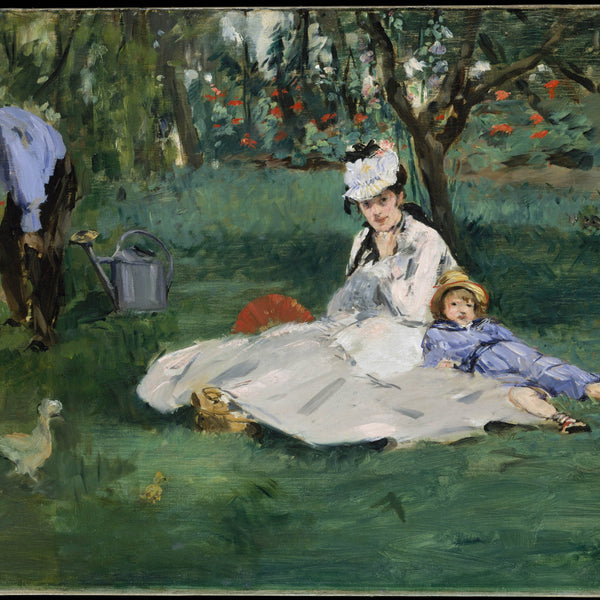 値下げしました！EDOUARD MANET 複製画 ファイル:Edouard Manet - Woman with Fans - Google Art