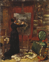 mimmi-zetterstrom-1876-autoretrat-impressió-art-reproducció de belles arts-wall-art-id-a02e6kb1v