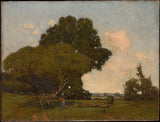 威廉·a-哈珀-1905-樹木-清晨-法國-藝術印刷品-精美藝術-複製品-牆藝術-id-a038btghx