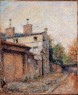 georges-aufray-1916-balzacs-house-berton-street-in-passy-art-impressió-reproducció-belles-arts-wall-art
