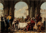 giambattista-tiepolo-1742-the-tiệc-của-cleopatra-nghệ thuật-in-mỹ thuật-sản xuất-tường-nghệ thuật