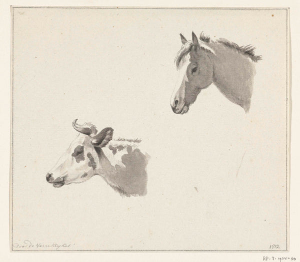 jean-bernard-1812-head-of-a-horse-and-the-head-of-a-cow-art-print-fine-art-reproduction-wall-art-id-a07cwpnv5