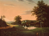charles-b-Lawrence-1820-point-vind-the-estate-of-Joseph-Napoleon-Bonaparte-at-Bordentown-new-jersey-art-print-fine-art-gjengivelse-vegg-art-id-a07mlnd7n