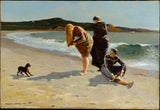 Winslow-Homer-1870-eagle-head-manchester-Massachusetts-høyvann-art-print-fine-art-gjengivelse-vegg-art-id-a07p5bjjc