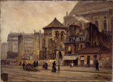 a-lesbroussart-1902-圣马丁教堂侧视图艺术印刷精美艺术复制墙艺术